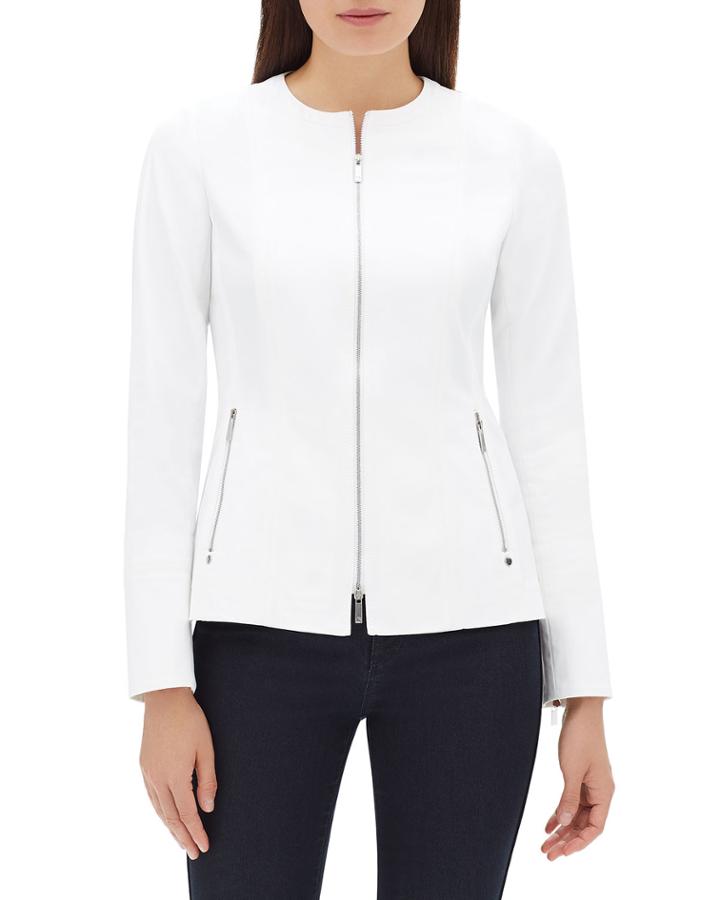 Janella Long-sleeve Zip-front Fundamental Bi-stretch Jacket