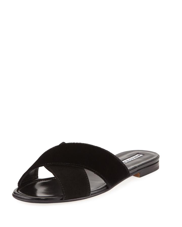 Otawi Velvet & Suede Flat