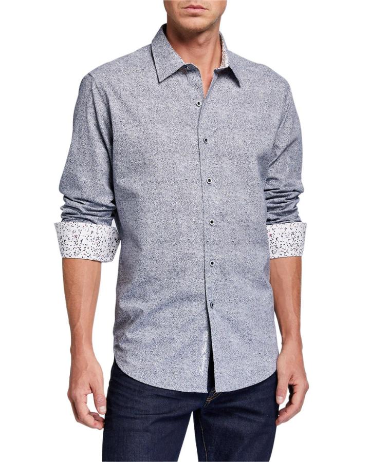 Men's Optic Illusion Long-sleeve