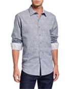 Men's Optic Illusion Long-sleeve
