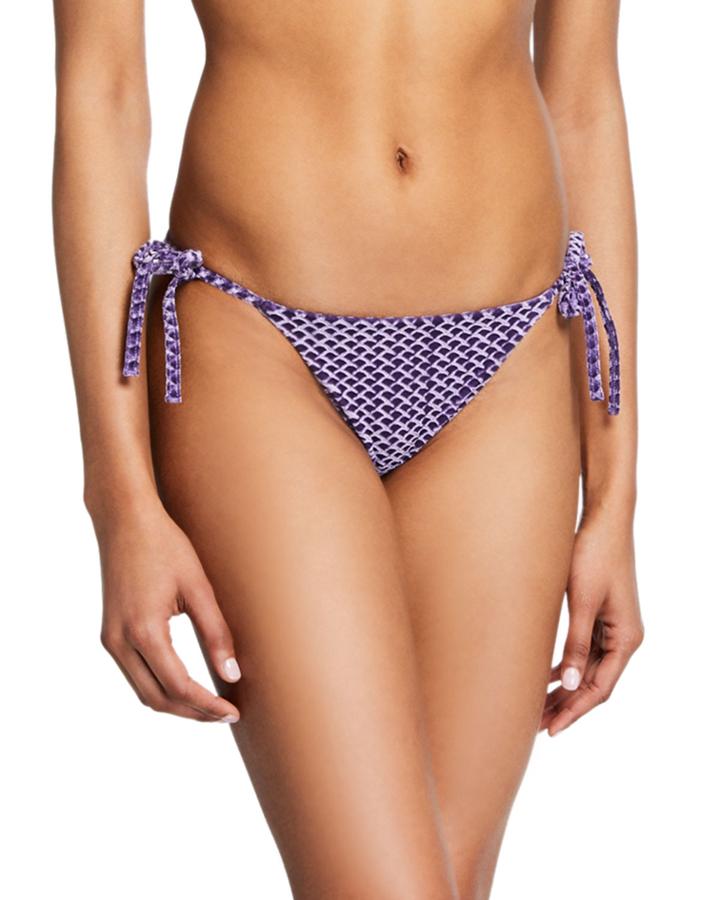Katie Velvet Side-tie Bikini Bottom