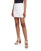Distressed Raw-edge Mini A-line