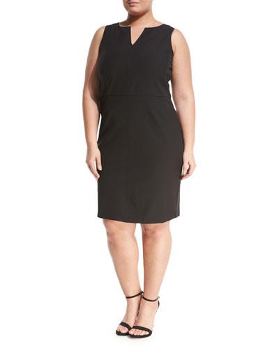 Seamed Sheath Dress,