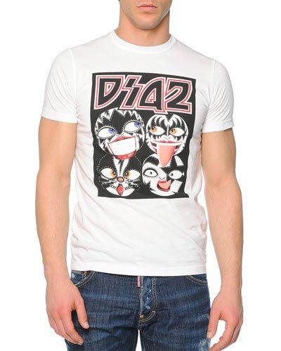 D2 Russian Dolls Graphic Tee, White