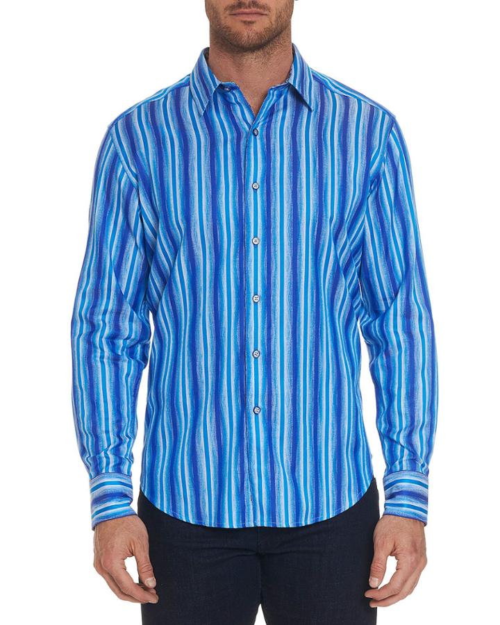 Men's Frances Long-sleeve Stripe