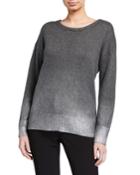 Long-sleeve Drop-shoulder Foiled