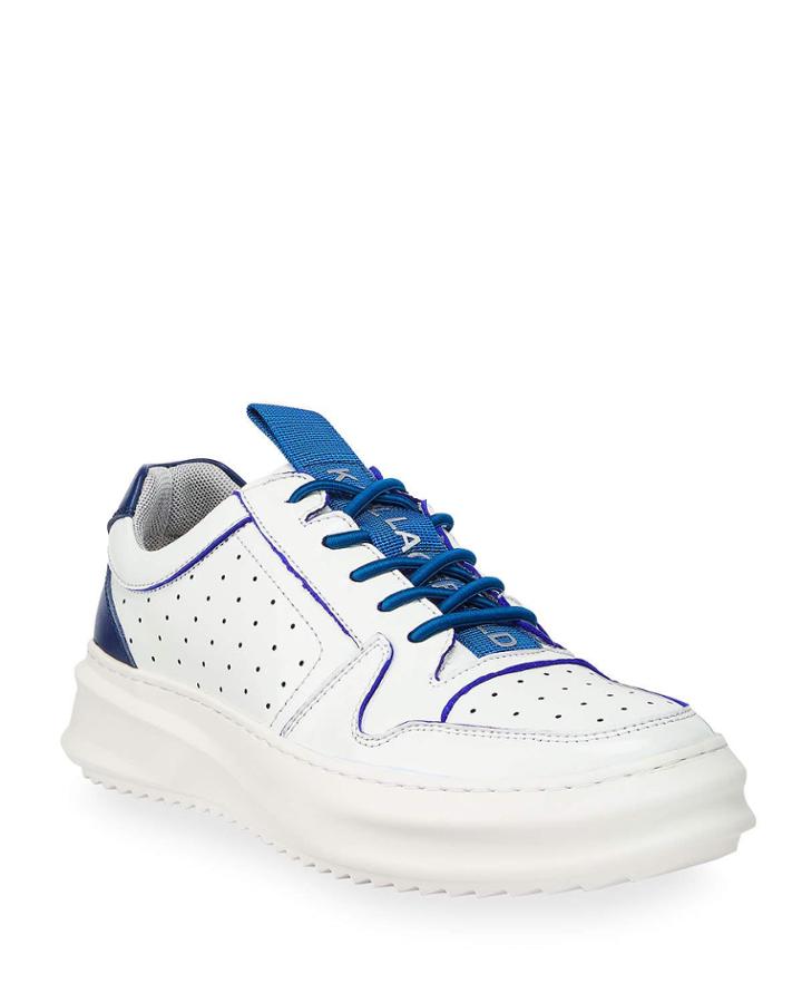 Men's Patent Perforated