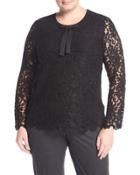 Floral Lace Long-sleeve Top
