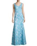 Sleeveless Brocade