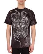 Distressed Tiger Head