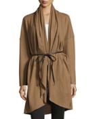 Falling Out Wool-blend Oversized Cardigan, Brown