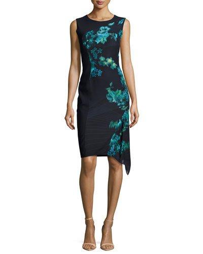 Wynn Floral-print Asymmetric Dress