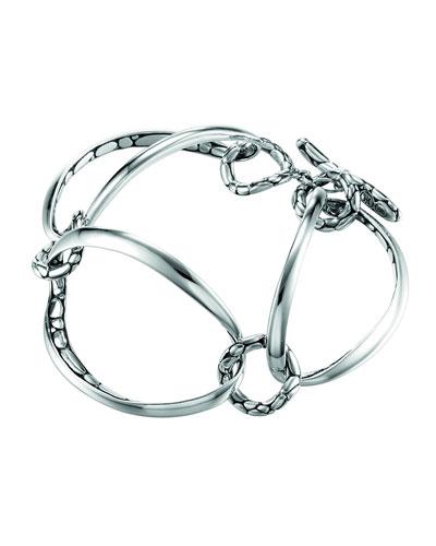 Kali Silver Interlocking Bracelet