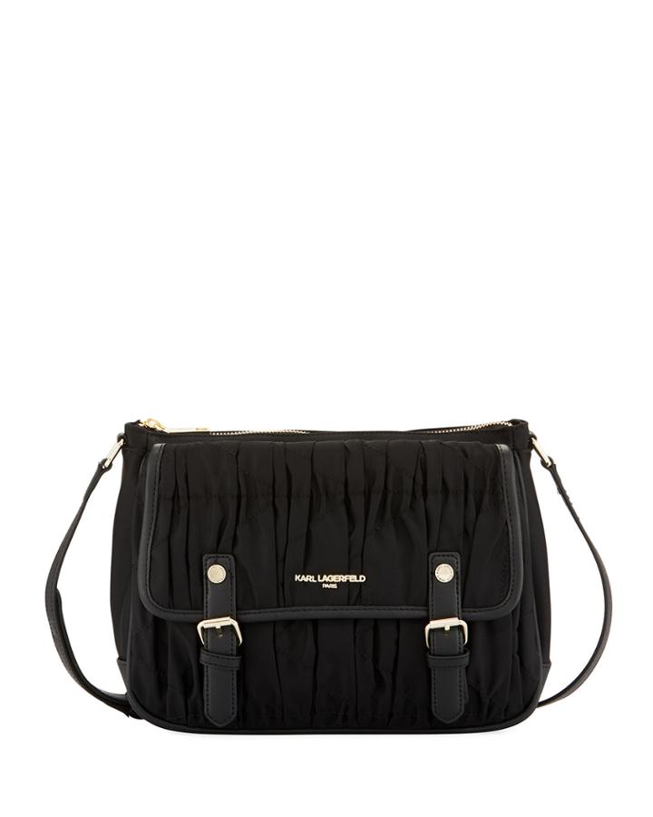 Kourtney Quilted Two-tone Crossbody Bag