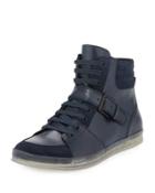 Brand Slam Leather High-top