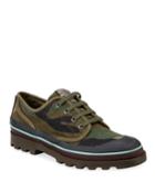 Men's Camo Canvas Lace-up