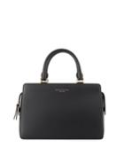 Rina Crosshatched Leather Tote Bag