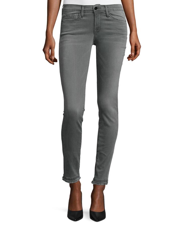 Le Skinny De Jeanne Double Raw-hem Jeans,