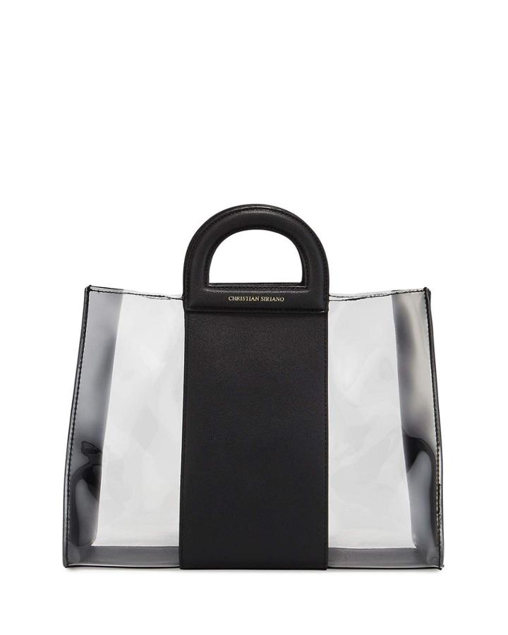 Regina Faux-leather Clear