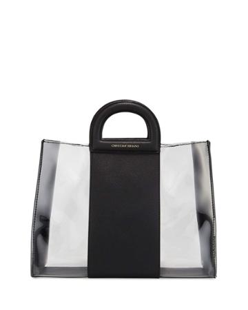 Regina Faux-leather Clear