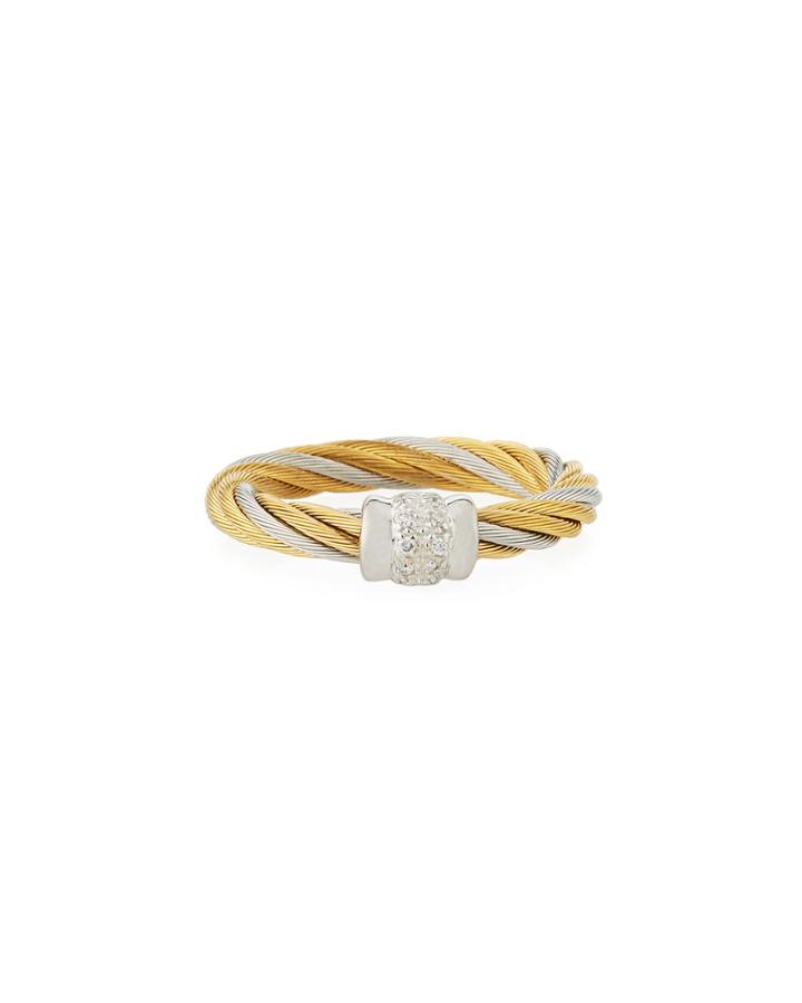 Classique Two-tone Diamond Ring,
