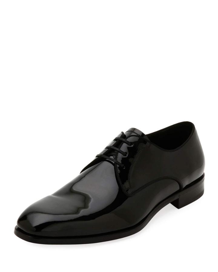 Men's Patent Leather Blucher