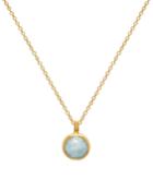 Limited Edition Aquamarine Amulet Pendant Necklace