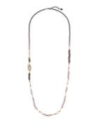 Long Mixed-bead Necklace,