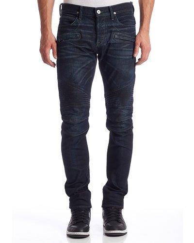 Blinder Biker-style Jeans, Dark Blue