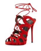 Suede Lace-up Dressy