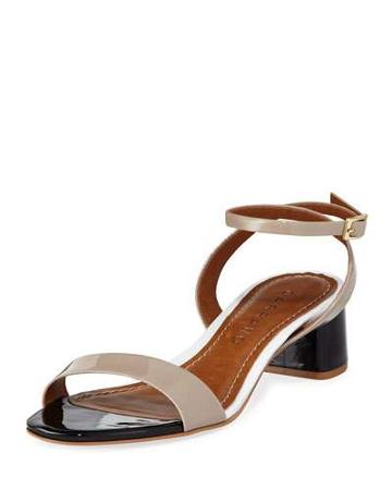 Tonia Tricolor Ankle Strap