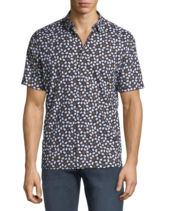 Men's Murrary Driggs-print Short-sleeve