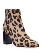 Florita Leopard-print Booties