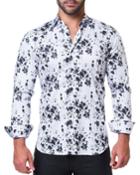 Men's Fibonacci Splash Black Shaped-fit