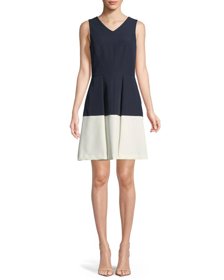 Jan V-neck Colorblock