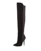 Power Suede Stretch Boot, Black