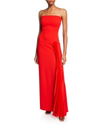 Dolly Strapless Pleated