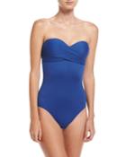 Wrap-front Sweetheart Maillot