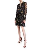 Armeria Floral-print Ruched