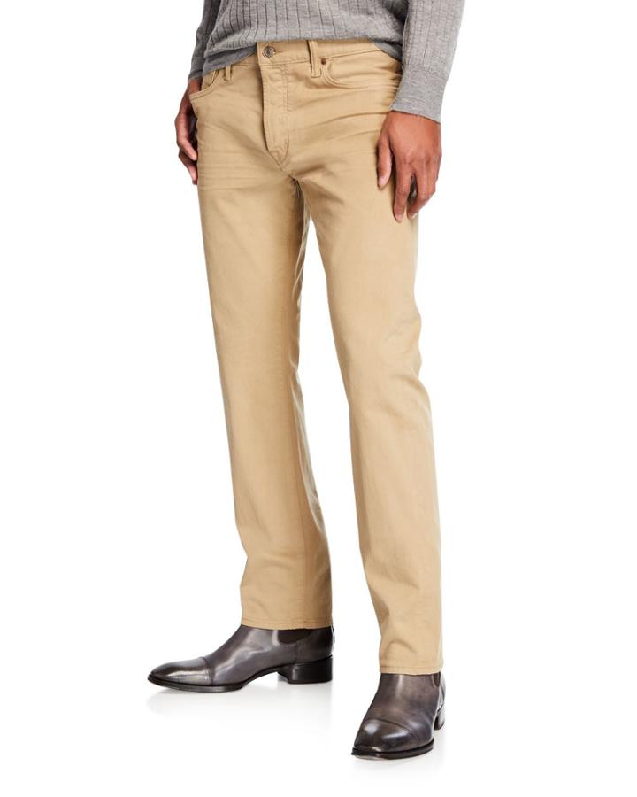 Men's Straight-fit Twill Jeans