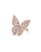 Cubic Zirconia Butterfly Ring, Rose