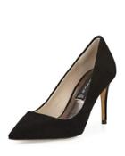 Sharazz Suede Pointed-toe Pump, Black