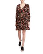 Sugar And Spice Floral Faux-wrap Dress