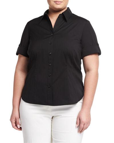 Janessa Poplin Blouse,