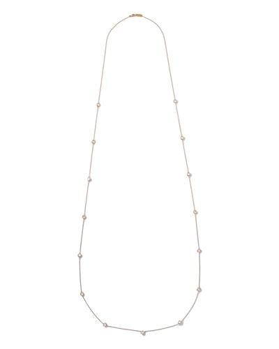 18k Lollipop&reg; Clear Quartz & Mother-of-pearl Station Necklace