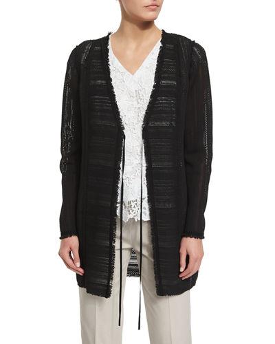 Sheldon Self-tie Woven Coat