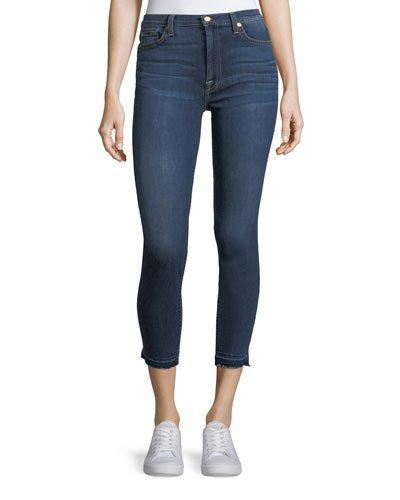 Gwenevere Released-edge Ankle Jeans