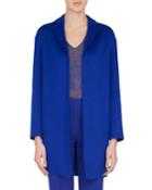 Mae Snap-closure Cashmere Topper Jacket