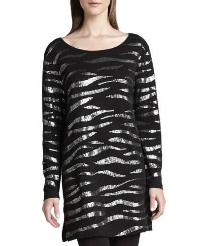Animal Sequined Tunic,