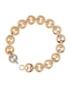 Marina Two-tone 18k Chain Rose Gold Bracelet